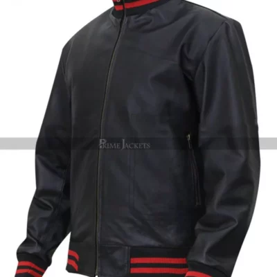 Eminem Not Afraid Song Bomber Leather  Jacket 