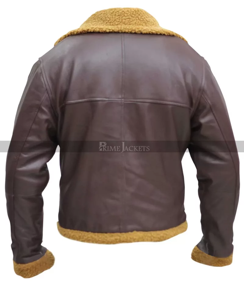 Sheepskin B3 Mens Shearling Bomber Leather Jacket