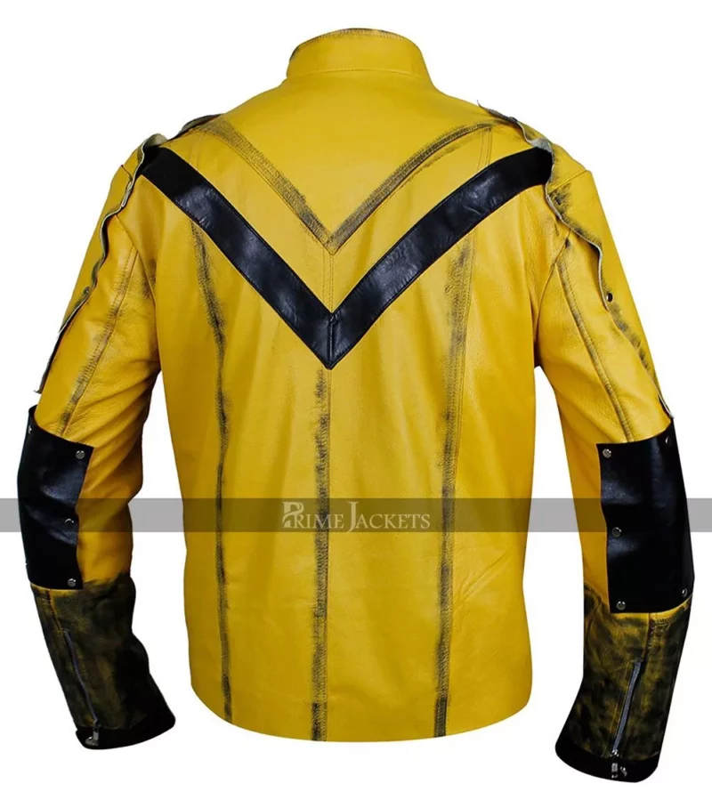 Yellow Lightning Flash Cosplay Costume Jacket