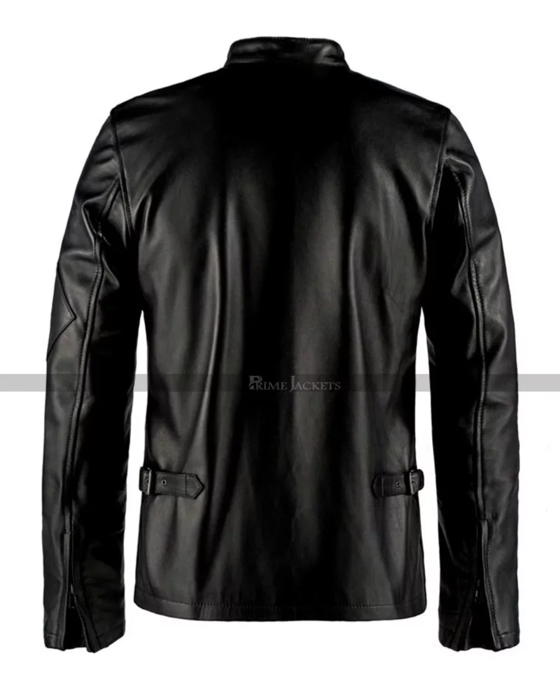 Scott Cyclops X-Men Biker Black And Brown Jacket