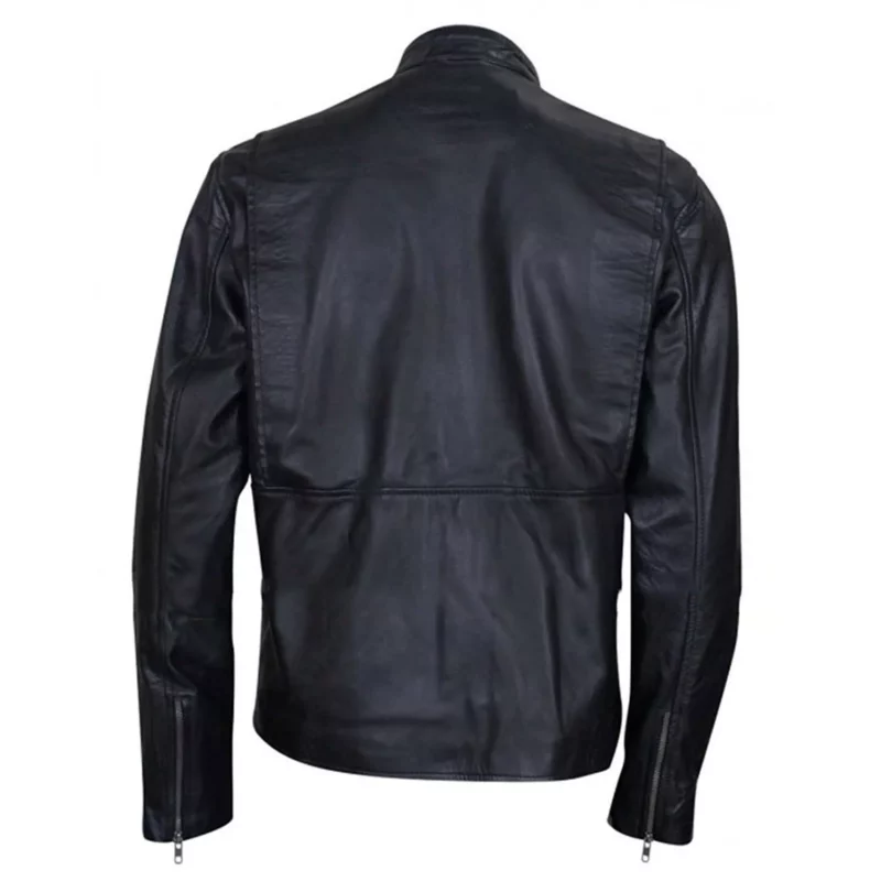 Burnt Bradley Cooper (Adam Jones) Black Leather Jacket