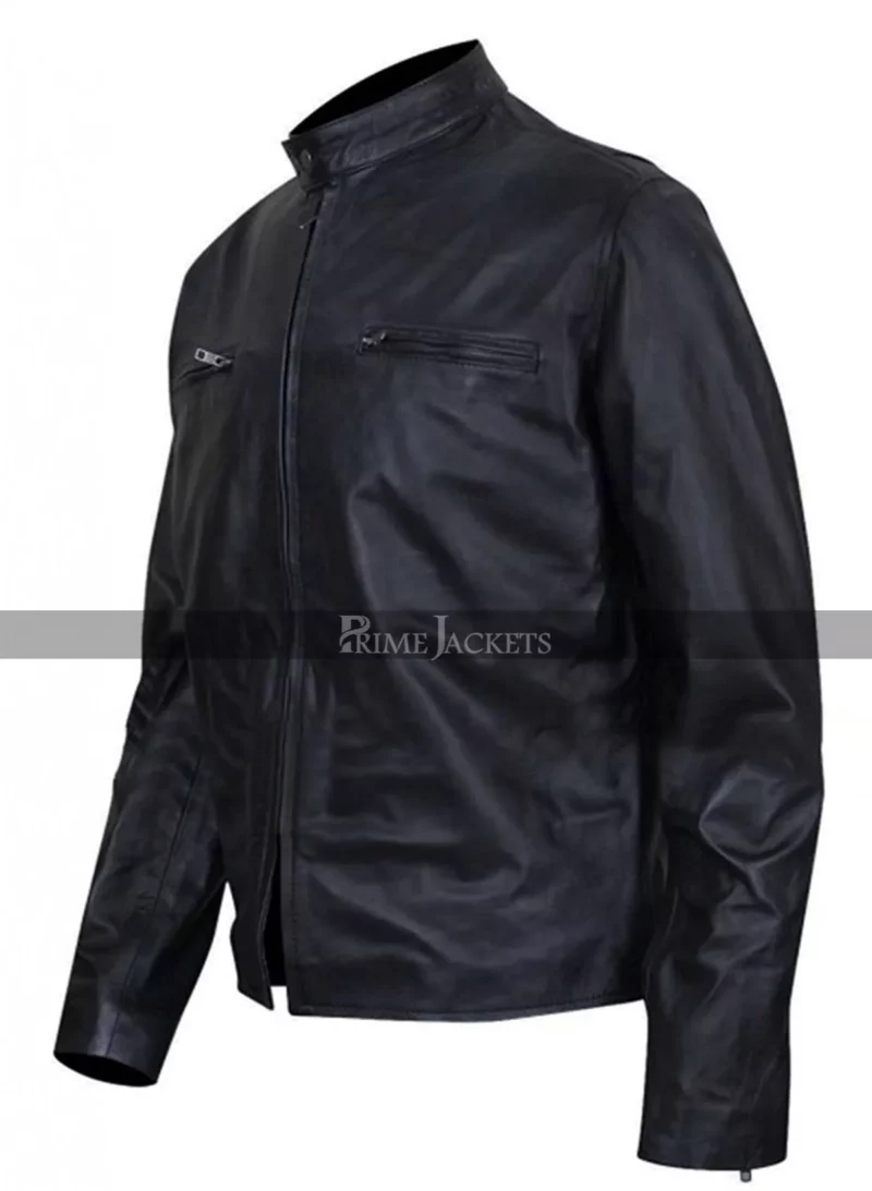 Burnt Bradley Cooper (Adam Jones) Black Leather Jacket