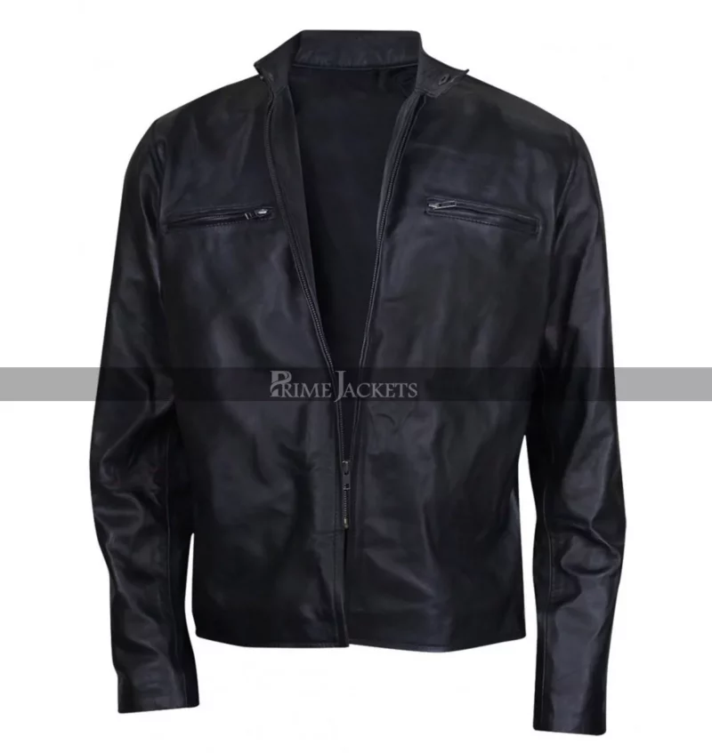 Burnt Bradley Cooper (Adam Jones) Black Leather Jacket