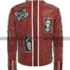Brando Punk is Pride Studded Motorcycle Jacket