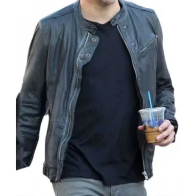 Horrible Bosses 2 Chris Pine (Rex Hanson) Black Leather Jacket