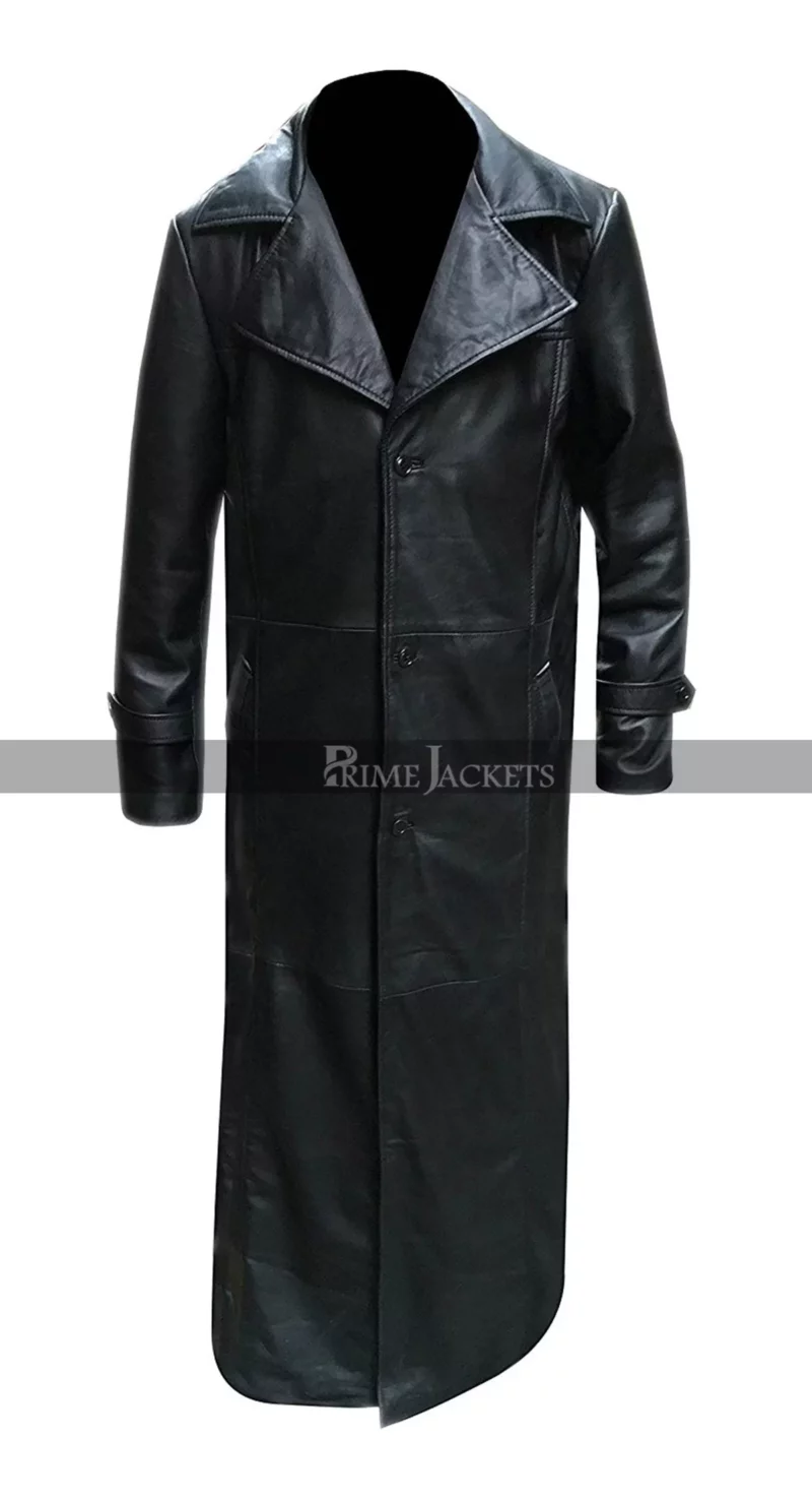 Buffy The Vampire Slayer James Marsters Spike Leather Trench Coat