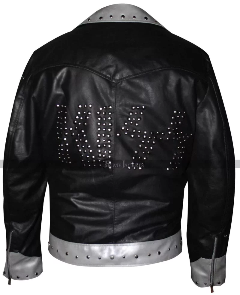 Kiss Starchild Paul Stanley Alive Metal Studs Leather Jacket
