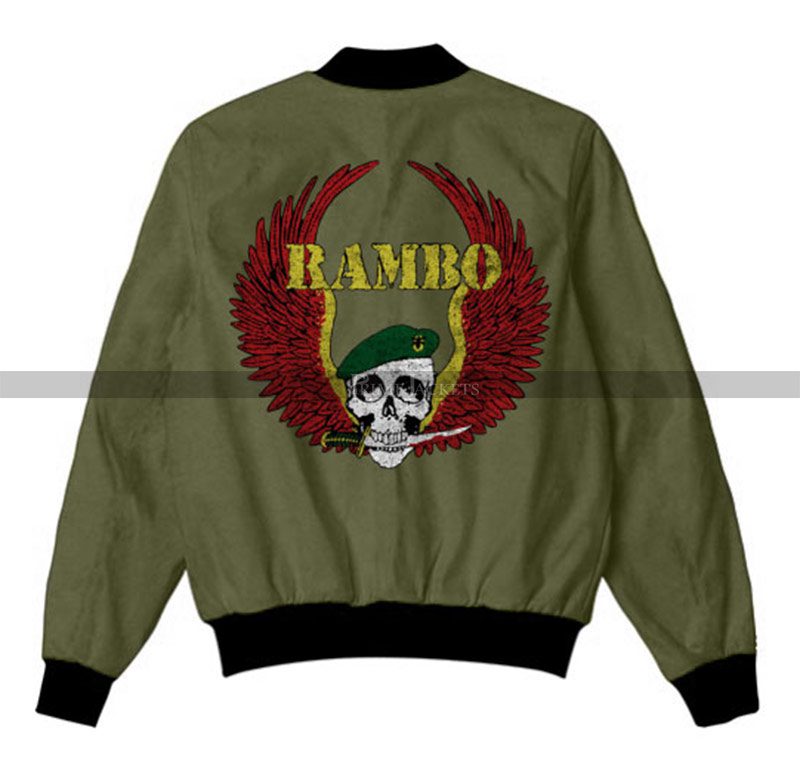 Rambo Cast & Crew Sylvester Stallone Bomber Jacket