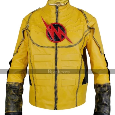Yellow Lightning Flash Cosplay Costume Jacket