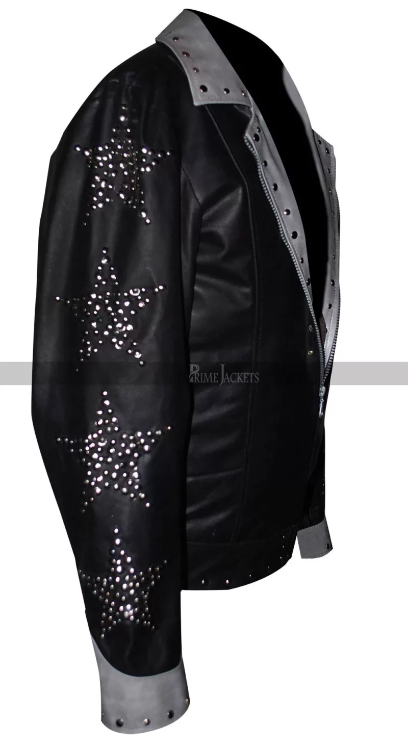 Kiss Starchild Paul Stanley Alive Metal Studs Leather Jacket