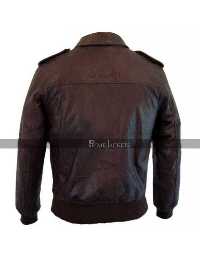Vintage Fit 1930's Classic Bomber Biker Leather Jacket