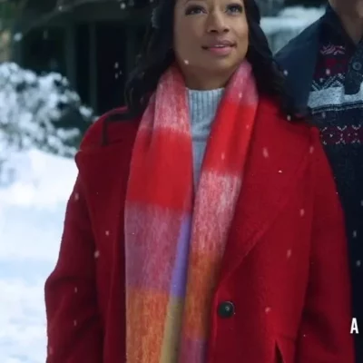 Monique Coleman A Christmas Dance Reunion Coat