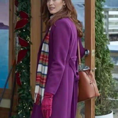 Nantucket Noel Purple Coat