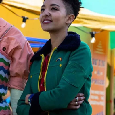 Sex Education S02 Ola Nyman Green Jacket
