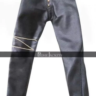 Eric Draven The Crow Black Leather Pants