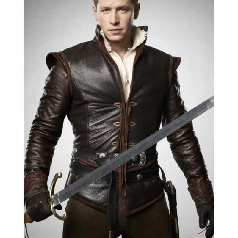 Prince Charming Once Upon A Time Leather Costume Jacket