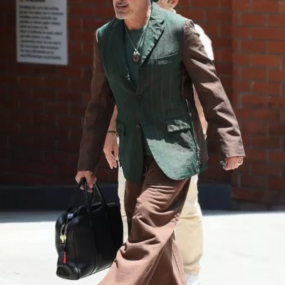Robert Downey Jr Green & Brown Jacket