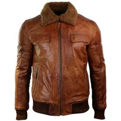 Brown Aviator Jacket