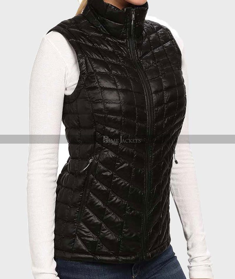 Alexandra Breckenridge Outfits Virgin River Puffer Black Vest