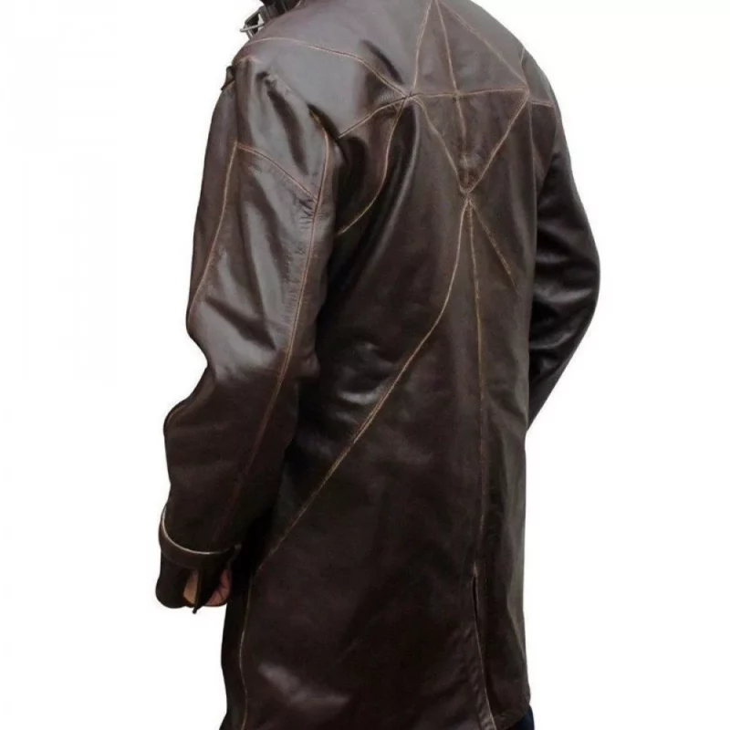 Watch Wd Aiden Dogs Pearce Trench Leather Coat