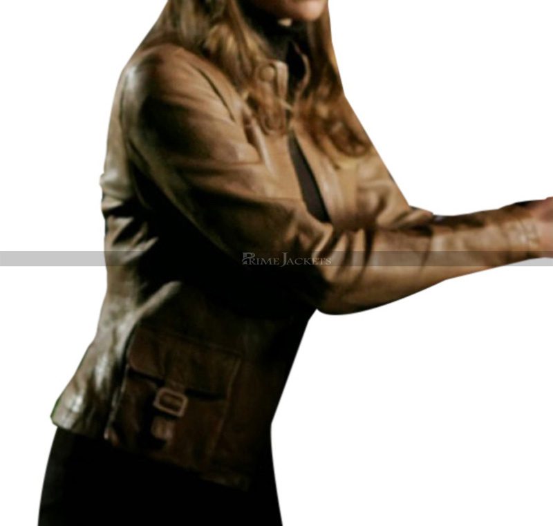 Supernatural Bela Talbot Brown Leather Jacket