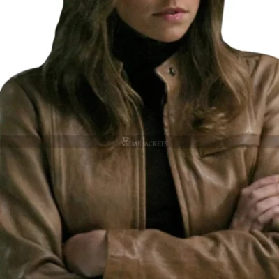 Supernatural Bela Talbot Brown Leather Jacket