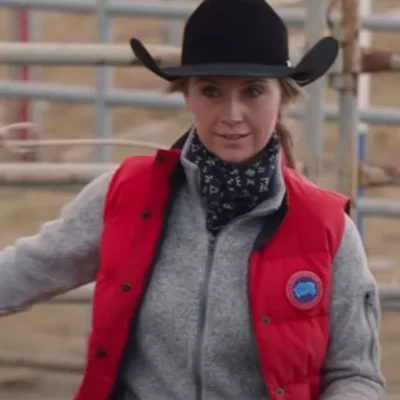 Amy Fleming Heartland Red Vest