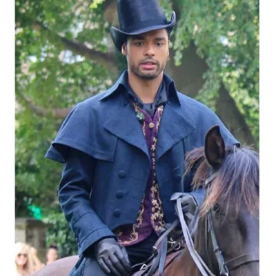 Simon Basset Bridgerton Season 2 Blue Coat