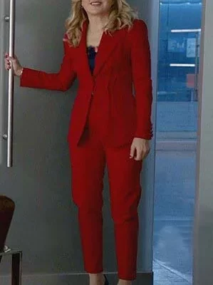 Marissa Morgan Bull Season 6 Red Blazer