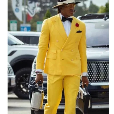 Cam Newton Yellow Suit
