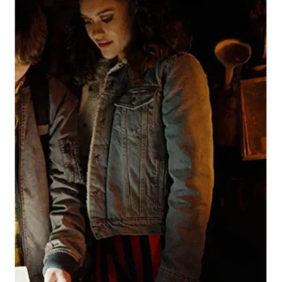 Marissa Reyes Spirit Halloween Denim Jacket