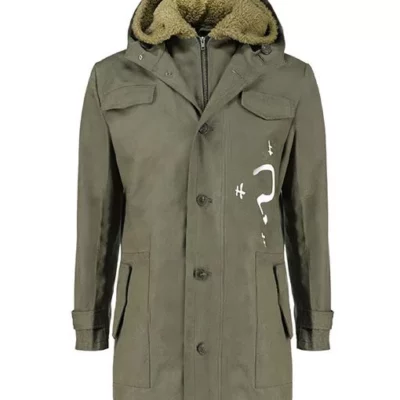 Menâ€™s The Riddler Green Coat