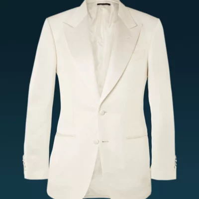 Peak Lapel White Ivory Dinner Jacket