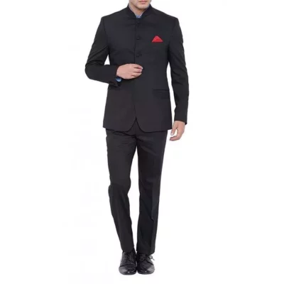 Mens 2 Piece Nehru/Grandad Collar Suit