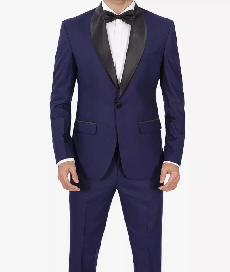 Shawl Lapel Midnight Blue Tuxedo