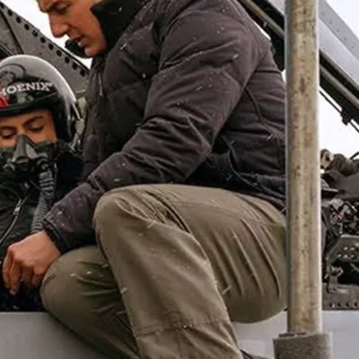 Top Tom Cruise Gun Mave-rick Puffer Jacket